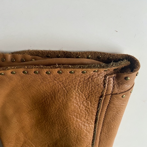 Linea Pelle Tan Studded Crossbody - Picture 5 of 7